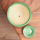 Горшок цветочный Крит №3, Зеленый 3,7 л - фото 23175008