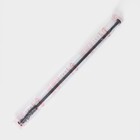 Карниз для ванной комнаты, телескопический 120-220 см, чёрный - Фото 7