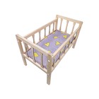 Кроватка с матрасом для куклы, длина — 53 см - фото 8179469