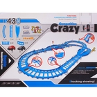 Автотрек "Сумасшедшие гонки", работает от батареек, 43 детали - Фото 2