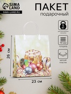 Пакет новогодний «Праздничный набор», мягкий пластик, 26×23 см - Фото 1