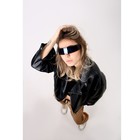 Аксессуар Очки, сплошные, цвет черный - фото 24688443