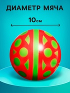 Мяч резиновый, диаметр — 100 мм - Фото 2