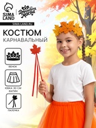 Карнавальный набор «Осенняя муза»: юбка, венок, палочка - Фото 1