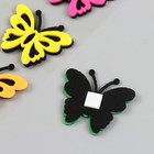 Наклейка фетр "Бабочки" 21х12,3 см - Фото 3