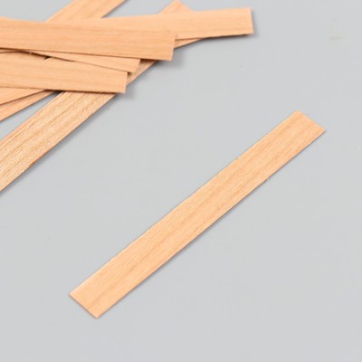 Фитиль для свечи дерево без держателя 1×8 см