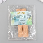 Фитиль для свечи дерево без держателя 1×8 см - Фото 4