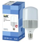 Лампа светодиодная HP 100Вт 230В 6500К E40 IEK LLE-HP-100-230-65-E40 - фото 300244652