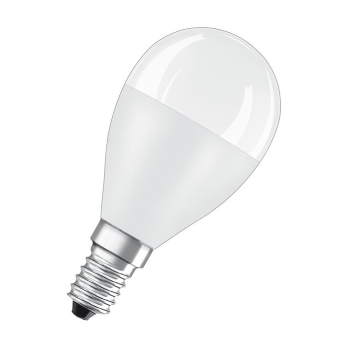 Лампа светодиодная LED Value LVCLP75 10SW/865 10Вт шар матовая E14 230В 10х1 RU OSRAM 4058075579774 - Фото 1