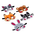 Набор карнавальных масок «Ушастая вечеринка», 5 шт., фетр - Фото 11