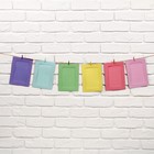 Фоторамки на прищепках «Цветные», 6 шт. - Фото 3