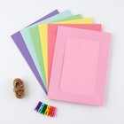 Фоторамки на прищепках «Цветные», 6 шт. - Фото 7