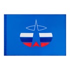 Флаг Космические войска, 90 х 135 см, полиэфирный шёлк, без древка - фото 320832985