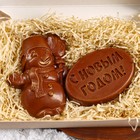 Шоколадные фигурки "Снеговик и Новогодняя медаль", 160 г - фото 23186115