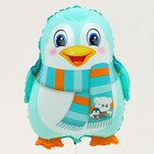 Шар фольгированный 18" «Пингвин в шарфике» - фото 320495812