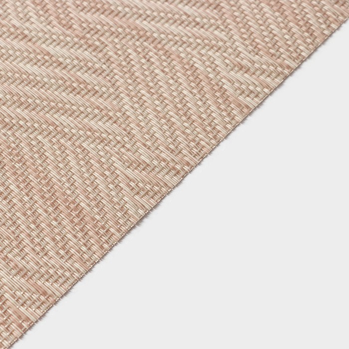 Набор салфеток сервировочных Доляна «Энн», 4 шт, 30×45 см, цвет бежевый