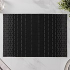 Салфетки сервировочные на стол Доляна «Инь», 4 шт., 30×45 см, чёрные - Фото 5