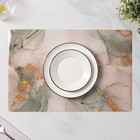 Салфетки сервировочные на стол Доляна «Мрамор», 4 шт., 30×45 см - Фото 2