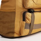 Рюкзак на молнии с увеличением, 75Л, 5 наружных карманов, цвет песочный - фото 7849843