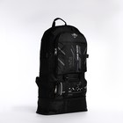 Рюкзак на молнии с увеличением, 65Л, 4 наружных кармана, цвет чёрный - Фото 4