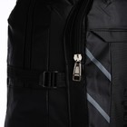 Рюкзак на молнии с увеличением, 65Л, 4 наружных кармана, цвет чёрный - фото 7849851