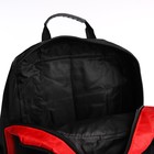 Рюкзак на молнии с увеличением, 65Л, 4 наружных кармана, цвет красный - фото 7849871