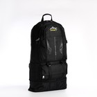 Рюкзак на молнии с увеличением, 65Л, 4 наружных кармана, цвет чёрный - фото 7849884