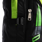 Рюкзак на молнии с увеличением, 65Л, 4 наружных кармана, цвет зелёный - фото 7849914