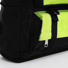 Рюкзак на молнии с увеличением, 65Л, 4 наружных кармана, цвет зелёный - фото 7849915