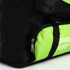 Рюкзак на молнии с увеличением, 55Л, 5 наружных карманов, цвет зелёный - Фото 8