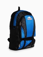 Рюкзак туристический, 35 л, с увеличением, с карманами, Mountains, чёрный/синий - Фото 10