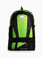 Рюкзак туристический, 35 л, с увеличением, с карманами, Mountains, чёрный/зелёный - Фото 2