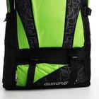 Рюкзак на молнии с увеличением, 55Л, 5 наружных карманов, цвет зелёный - фото 7849976