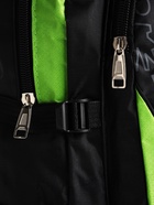 Рюкзак туристический, 35 л, с увеличением, с карманами, Mountains, чёрный/зелёный - Фото 7