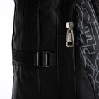 Рюкзак на молнии с увеличением, 55Л, 5 наружных карманов, цвет чёрный - фото 7849986