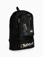 Рюкзак туристический, 35 л, с увеличением, с карманами, Sport XLS, чёрный - Фото 9