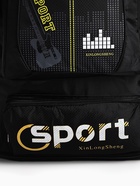 Рюкзак туристический, 35 л, с увеличением, с карманами, Sport XLS, чёрный - Фото 6