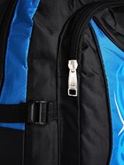 Рюкзак туристический, 35 л, с увеличением, с карманами, Sport XLS, чёрный/синий - Фото 7