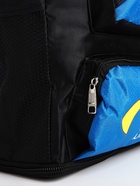 Рюкзак туристический, 35 л, с увеличением, с карманами, Sport XLS, чёрный/синий - Фото 8