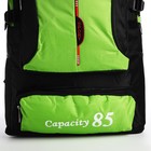 Рюкзак на молнии с увеличением, 55Л, 5 наружных карманов, цвет зелёный - Фото 6