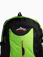 Рюкзак туристический, 35 л, с увеличением, с карманами, Capacity 85, чёрный/зелёный - Фото 5