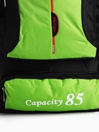Рюкзак туристический, 35 л, с увеличением, с карманами, Capacity 85, чёрный/зелёный - Фото 6