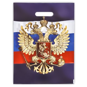 Пакет подарочный "Моя Россия" 30 х 40 см  50мкм