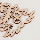 Заготовки для творчества на новый год «Елочки с подвесом», 3 шт. - Фото 4