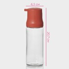 Бутыль стеклянная для соусов и масла Доляна «Коралл», 360 мл, 6,5×20,7 см - Фото 3