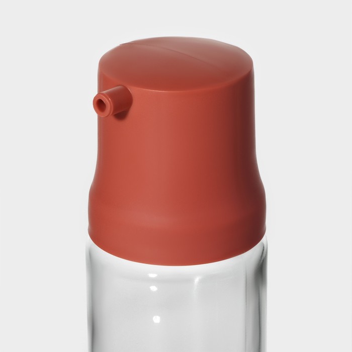 Бутыль стеклянная для соусов и масла Доляна «Коралл», 360 мл, 6,5×20,7 см