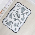 Коврик для дома Доляна «Ливьен», 40×60 см, белый - Фото 6