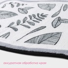 Коврик для дома Доляна «Ливьен», 40×60 см, цвет серый - фото 7850188