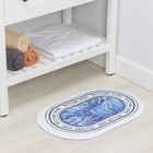 Коврик для дома Доляна Tonight, 40×60 см, синий - Фото 2