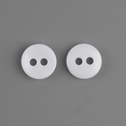 Пуговица 2 прокола, d = 8,9 мм, 25 шт, цвет прозрачный - фото 24363842